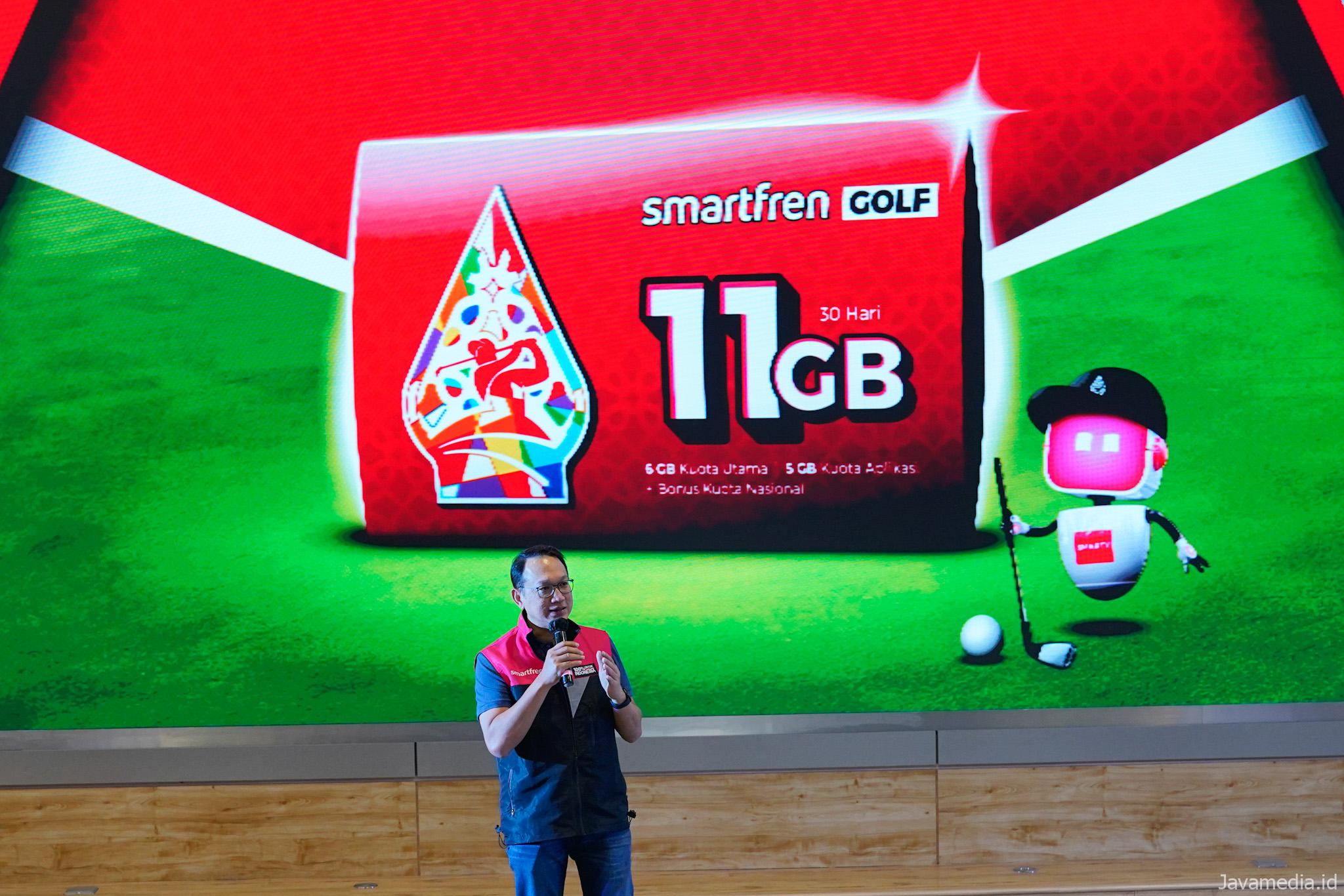Andrijanto muljono, ceo smartfren saat meluncurkan kartu perdana smartfren golf