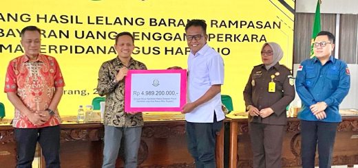 penyerahan barang rampasan
