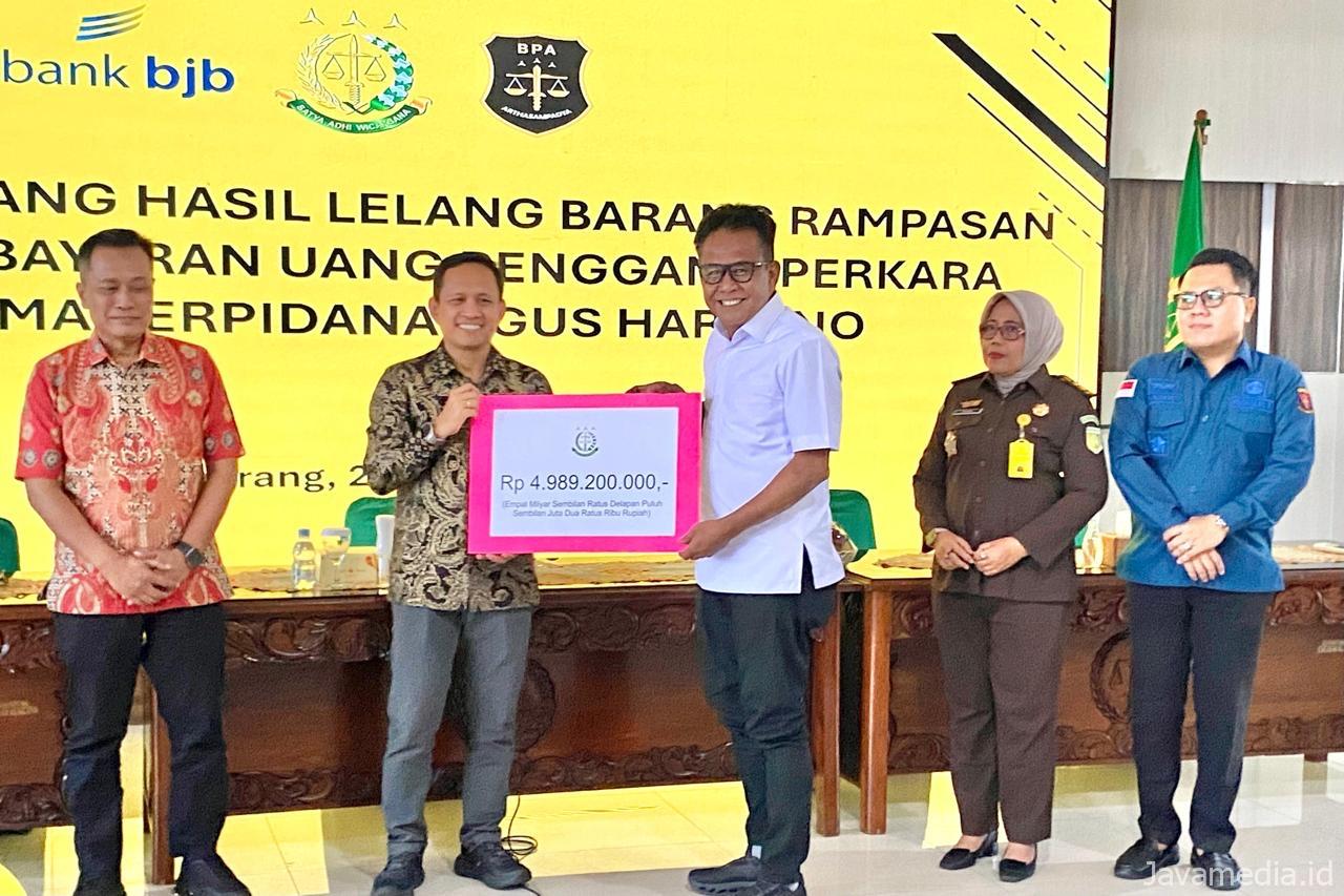 penyerahan barang rampasan